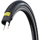 Schwalbe marathon mondial pro - pliable - addix - v-guard - 27,5x2,40 - noir + reflex