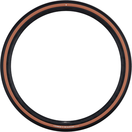 Pneu Schwalbe 40-622 g-one polyvalent noir marron pliable TLR gravier