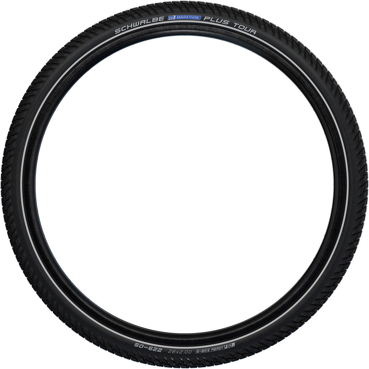 Schwalbe 28x2,15 (55-622) marathon plus tour smartguard fil réflexe noir 11159365.01