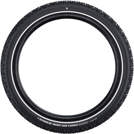 Schwalbe smart sam cargo - filaire - addix e - super défense - 20x2,35 - noir + reflex