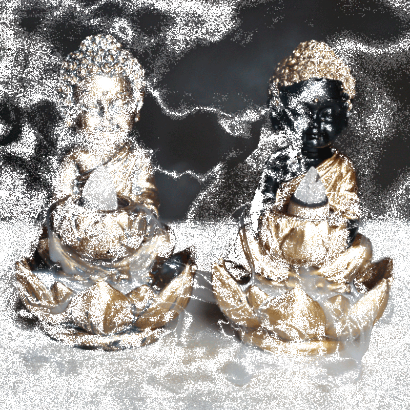 Porte-encens à reflux bouddha et lotusl