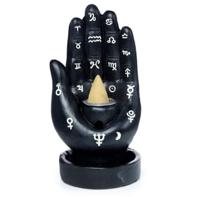 Porte-encens à reflux de main Mantra