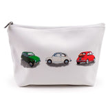 Trousse de toilette en pvc Fiat 500, trousse de maquillage grande