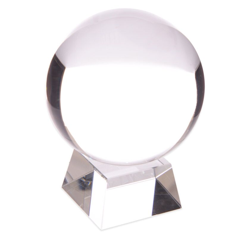 Boule de cristal en coffret cadeau - 10 cm