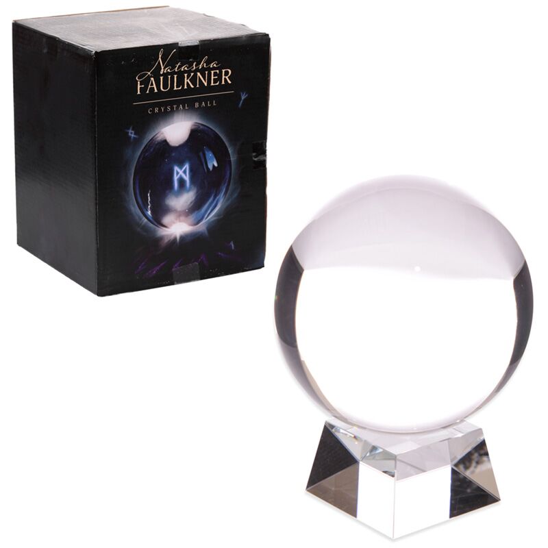 Boule de cristal en coffret cadeau - 14 cm