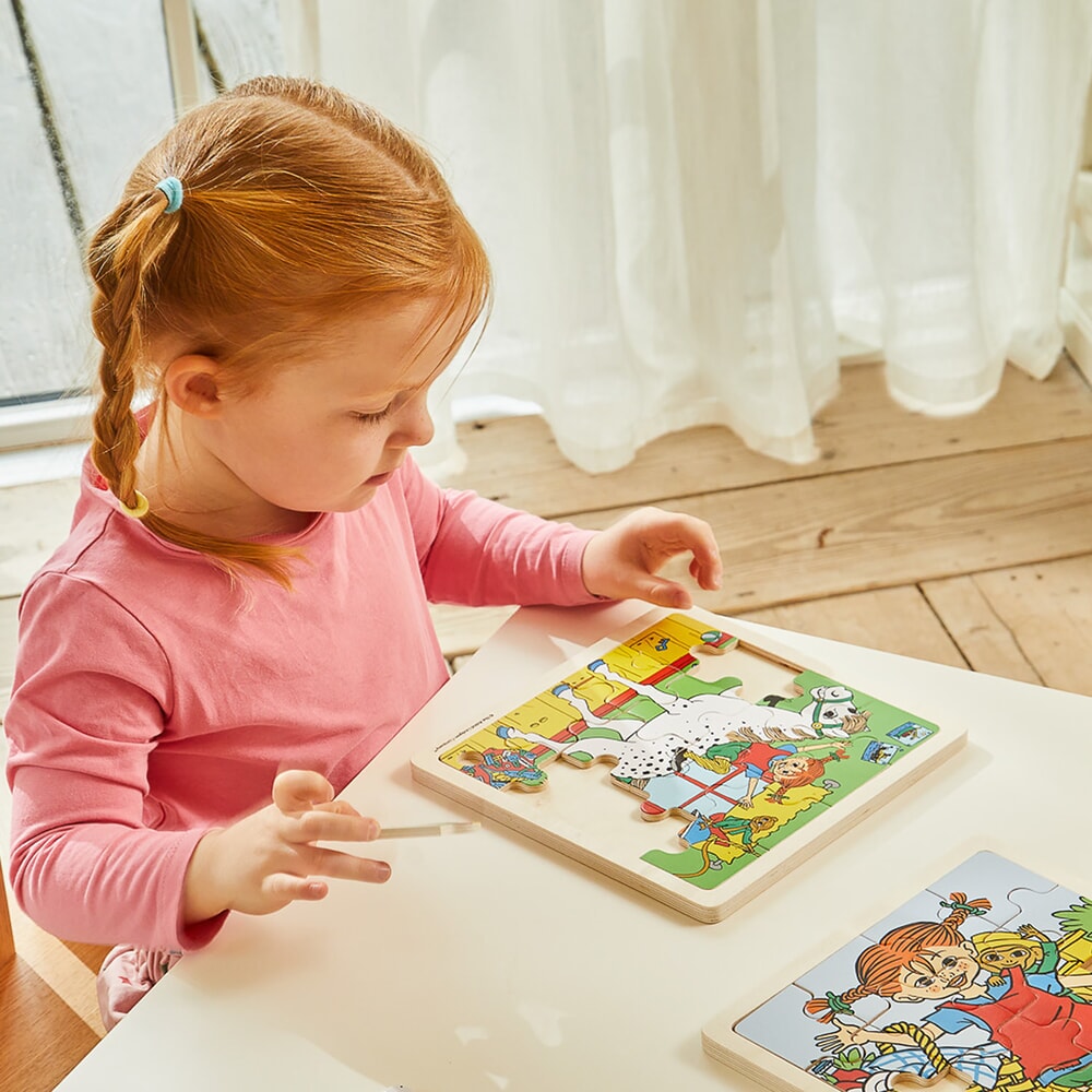 Barbo toys Pippi puzzle carré - cheval (8633)