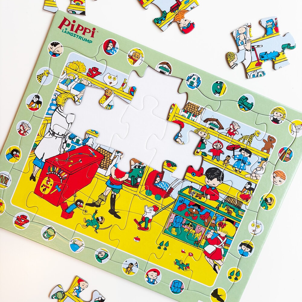 Barbo toys pippi - puzzle en carton - thingfinder (8653)