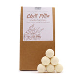 Bombes de bain cupcake à la vanille, boîte-cadeau de pilules fizz chill