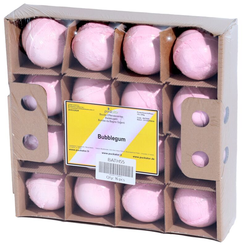 Bombes de bain à durée de conservation courte - bubblegum