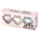 Coffret cadeau beauté de 3 bombes de bain fruitées Pusheen le chat