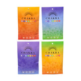 Lot de 4 sachets de poudre de bain chakra