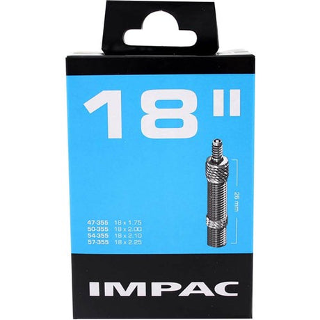 Impac Inner Tube (par Schwalbe) DV18 18x1,75 2,35 Etro 47 57-355, Valve: Blitz Holland 26 mm