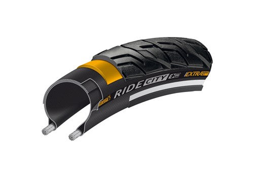 Continental Tire Ride Bybrydere 37-622 Sort refleksion