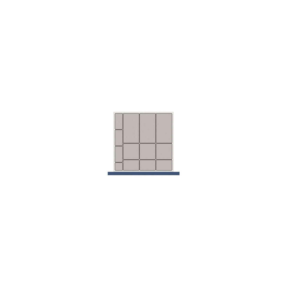 Range de Bott Cubio avec 13 plateaux 65x65 Tiroir