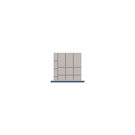 Range de Bott Cubio avec 13 plateaux 65x65 Tiroir