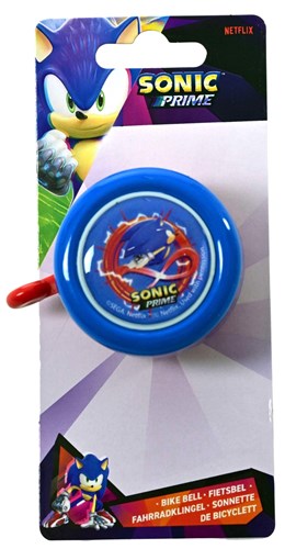Sonnette de vélo Volare Sonic Prime - garçons - bleu rouge