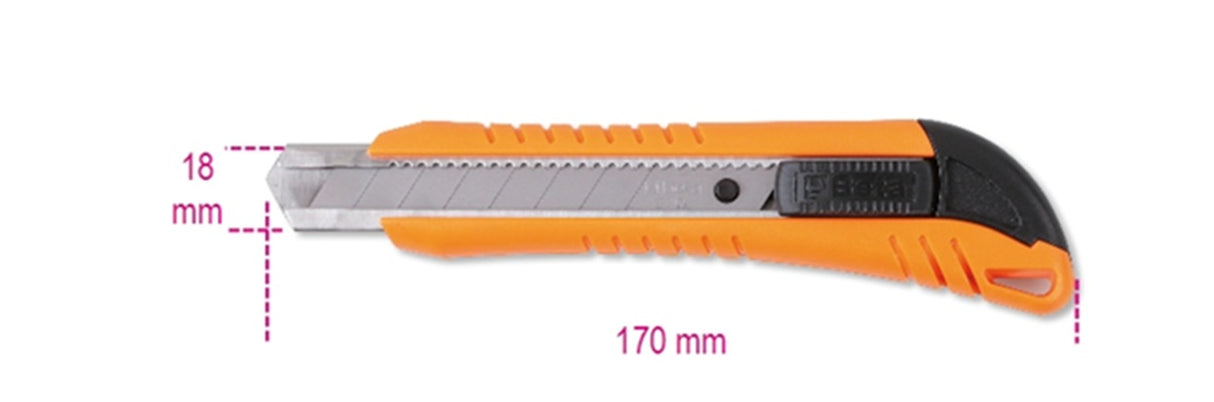 Couteau sécable Beta 1771bm | 170 mm | 18mm - 017710050