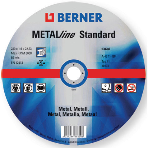 CEMA SLIJF DAK Metalline Standard Plat 115x1.0x22.23mm