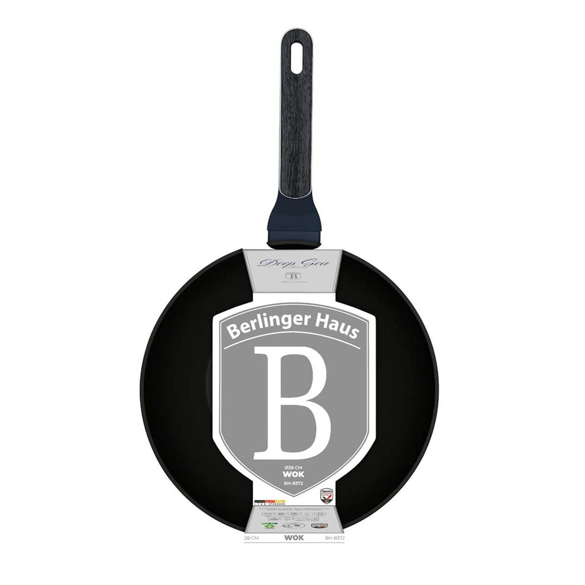 Berlingerhaus berlinger haus deep sea collection poêle wok ø28cm