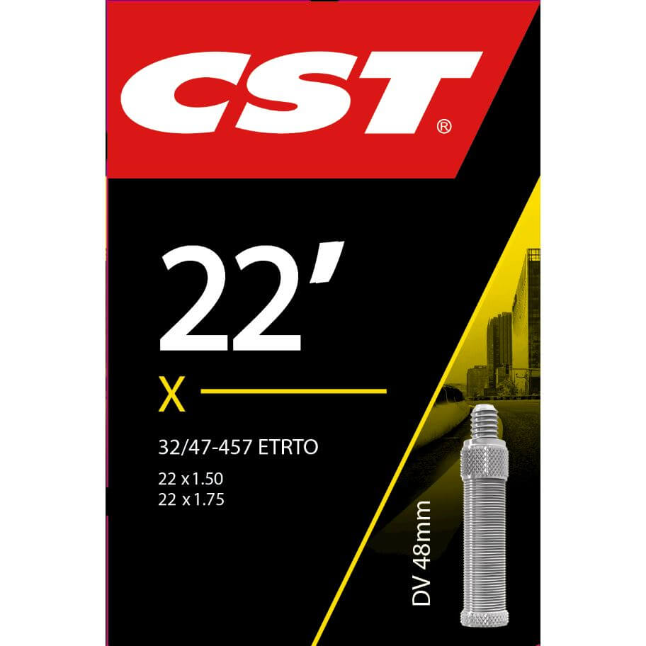 CST Inner Tube 22 x 1,50 1,75 tum (32 47-457) DV 48 mm