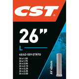 CST Inner Tube AV13 26 pouces 40 62-559 AV 40 mm 071301