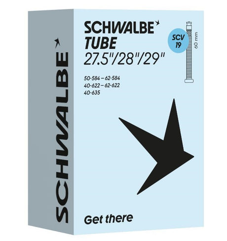 Chambre à air Schwalbe scv19 28 pouces 40 62-584 635 valve clic 60mm