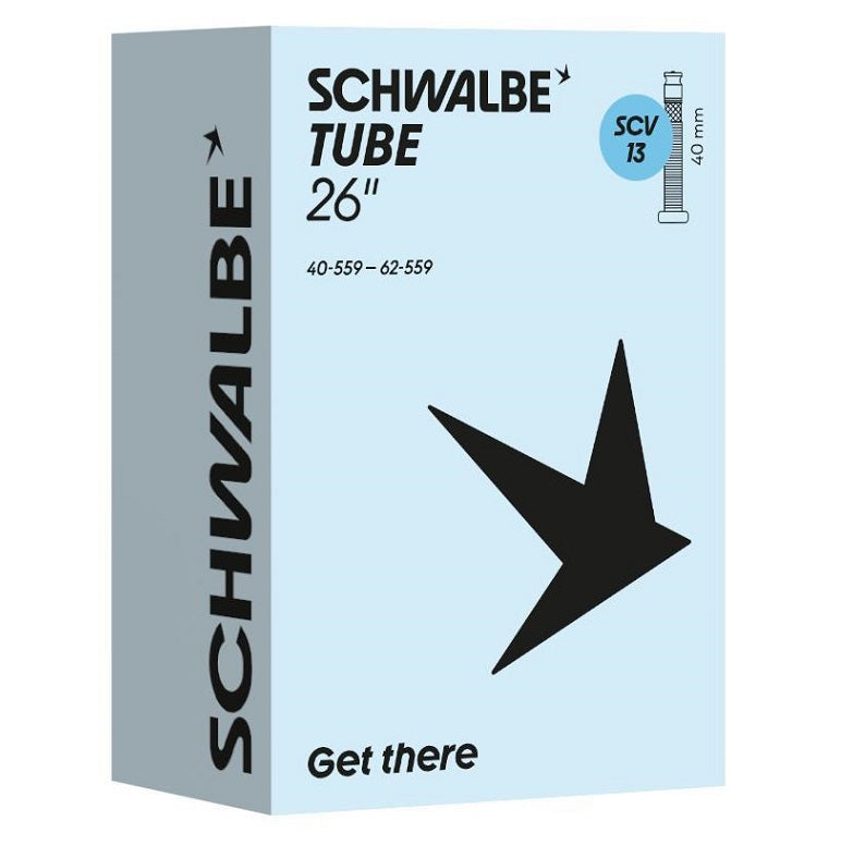 Chambre à air Schwalbe scv13 26 pouces 40 62-559 valve clic 40mm