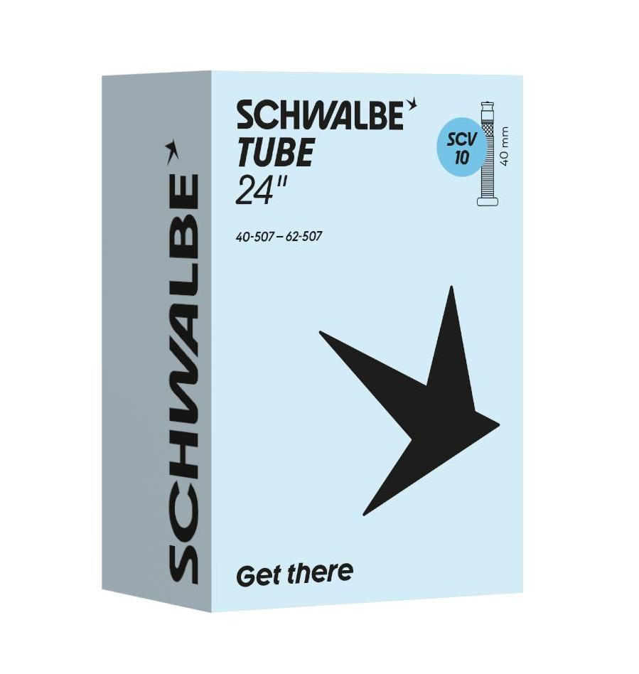 Chambre à air Schwalbe scv10 24 pouces 40 62-507 valve à clic 40mm