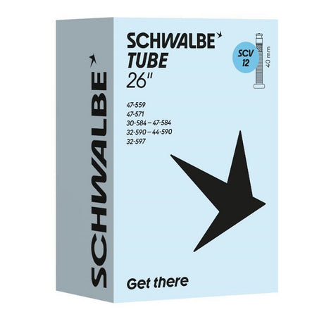Chambre à air Schwalbe scv12 26 pouces 30 47-559 597 valve clic 40mm
