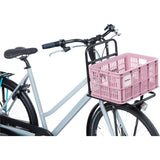 Caisse de vélo de basilic s petit 17,5 litres rose