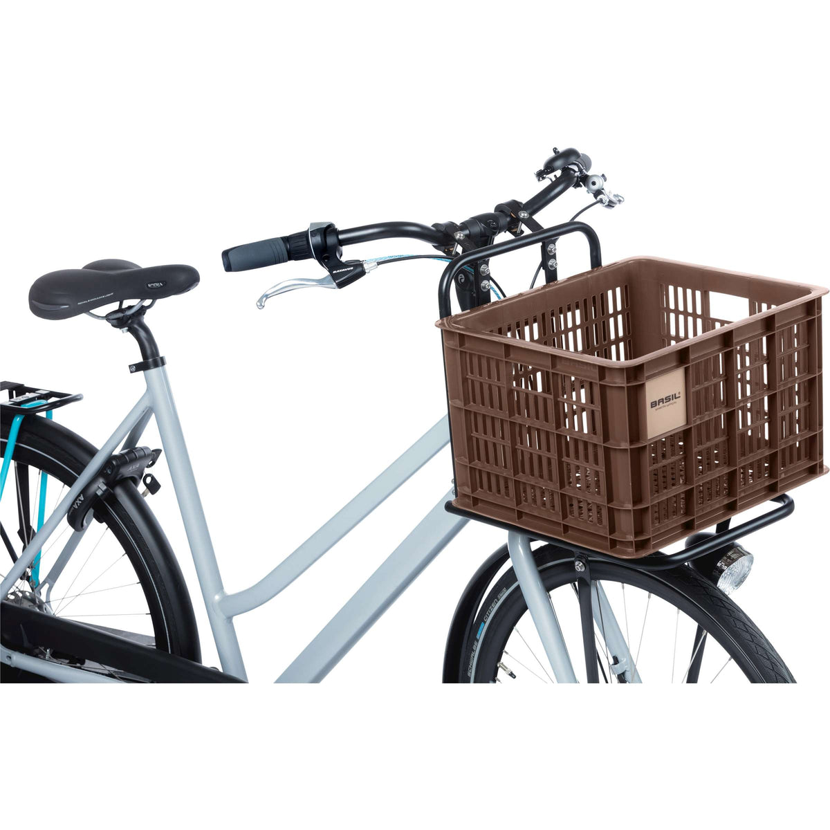 Basil Fietskrat M - moyen - 29,5 litres - brun
