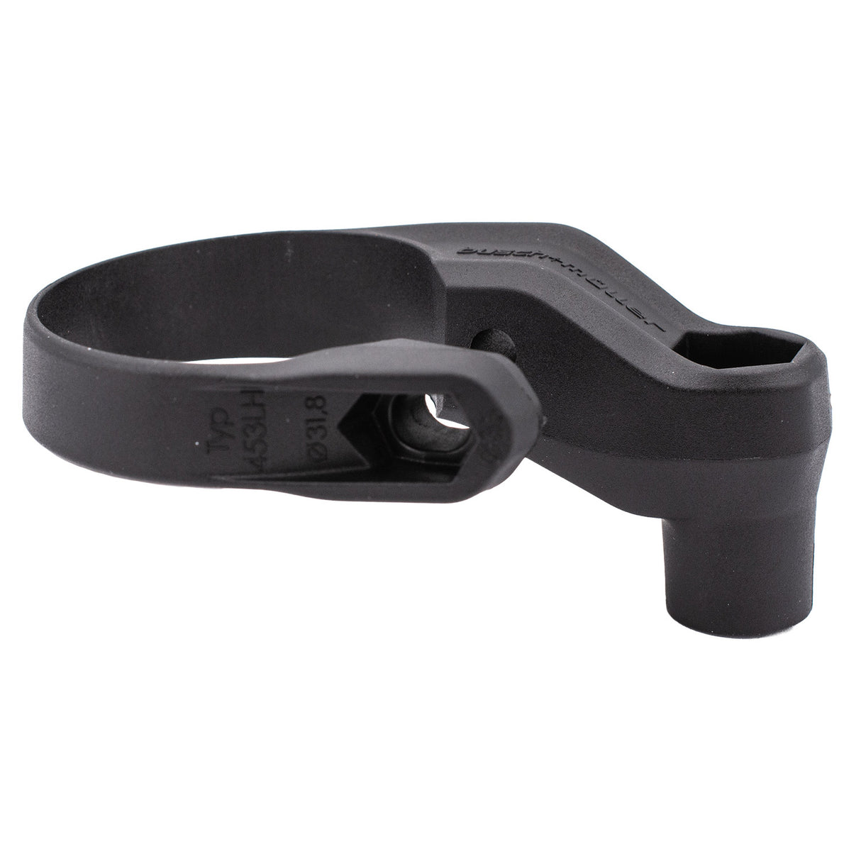 Busch Muller Busch Müller, accessoires d'éclairage, support de guidon en plastique, noir, monobras, pour 31,8–35 mm avec vis et écrous, sachet en polyéthylène