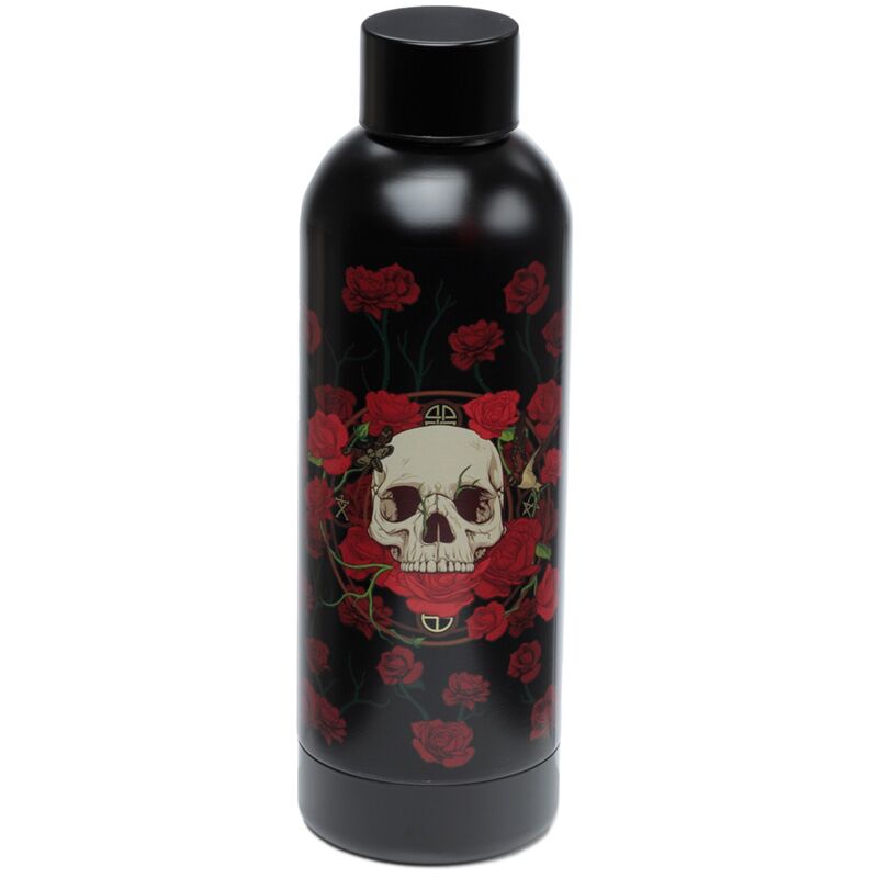 Bouteille thermos crâne roses 530ml