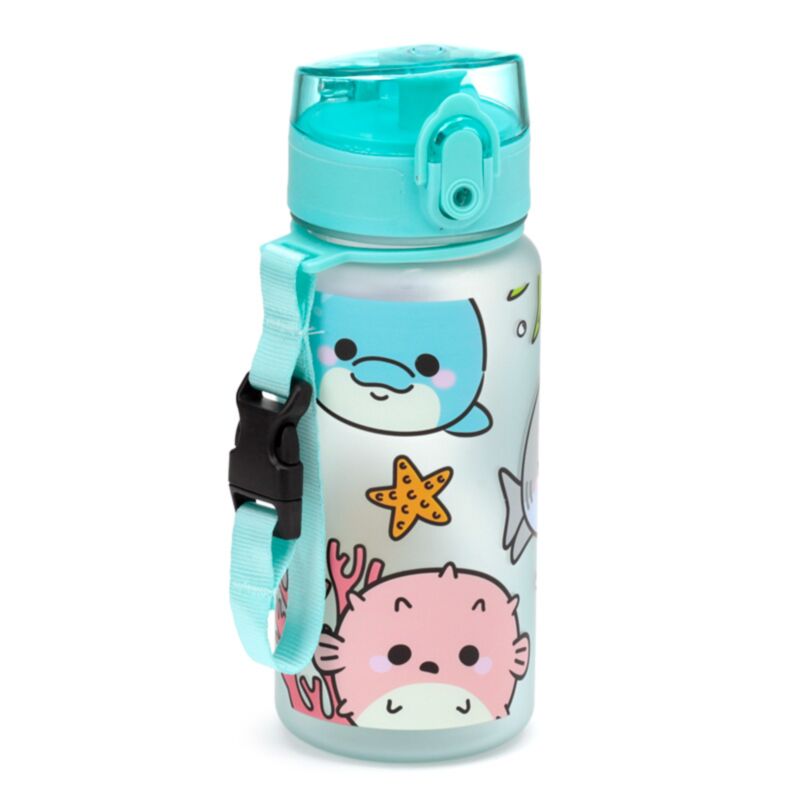 Adoramals sea life pop top 350ml gourde pour enfants ecozen