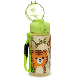 Adoramals animaux sauvages pop top 350ml gourde pour enfants ecozen
