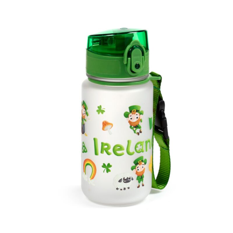 Gourde pour enfants irlandais Lucky Gnome Pop Top 350 ml Ecozen