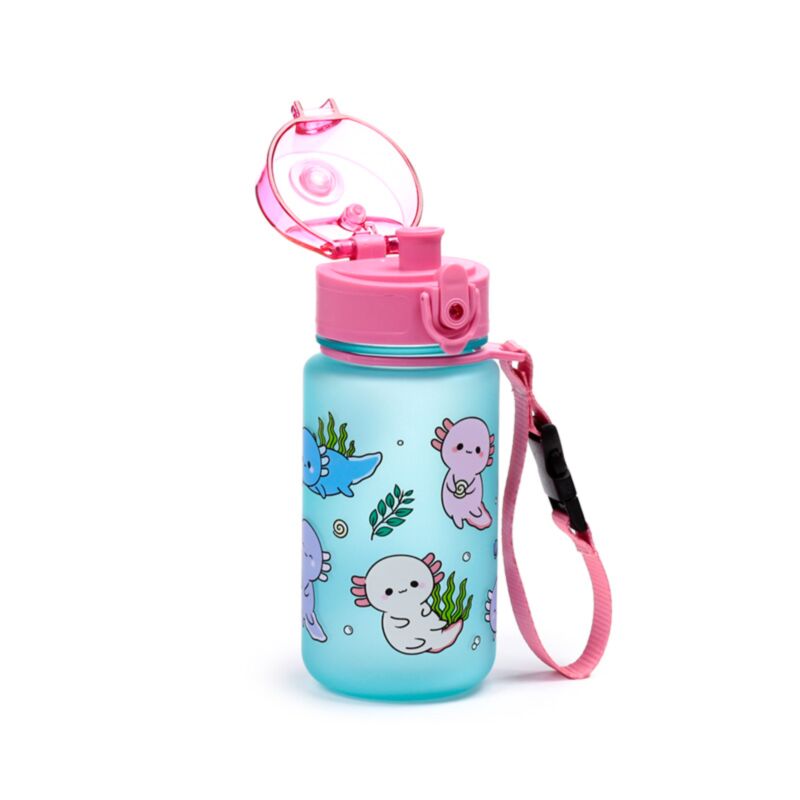 Adoramals axolotl pop top 350ml gourde pour enfants ecozen
