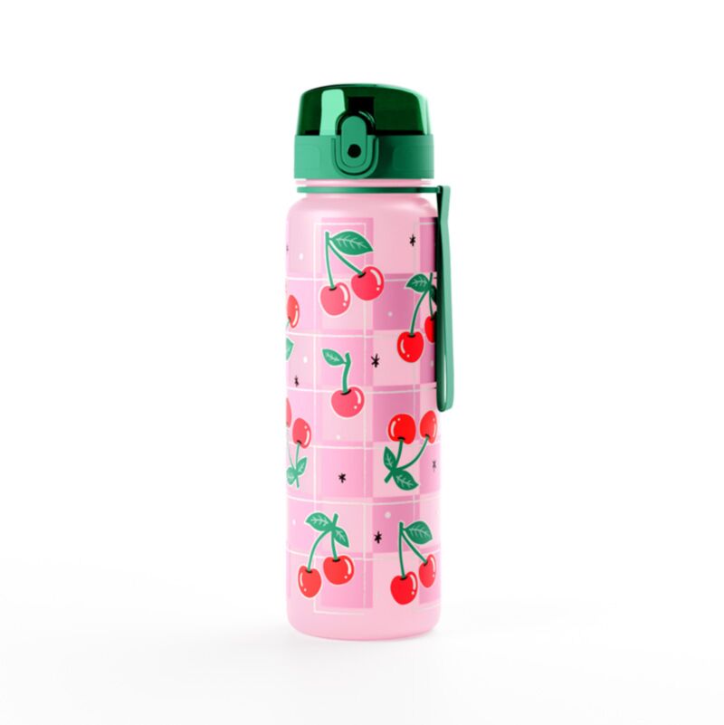 Cherry pop top 600ml gourde ecozen cerise
