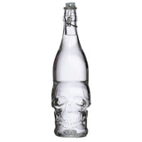 Bouteille d'eau en verre durable en forme de crâne 1000 ml boissons froides