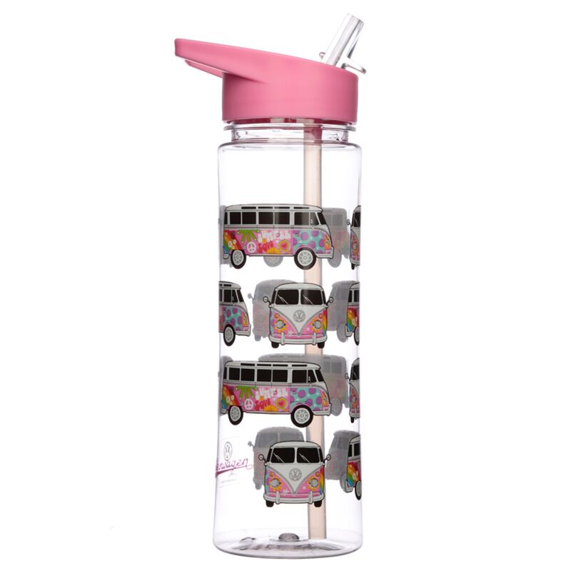Volkswagen van vw t1 été bouteille d'eau ecozen 550ml paille rabattable
