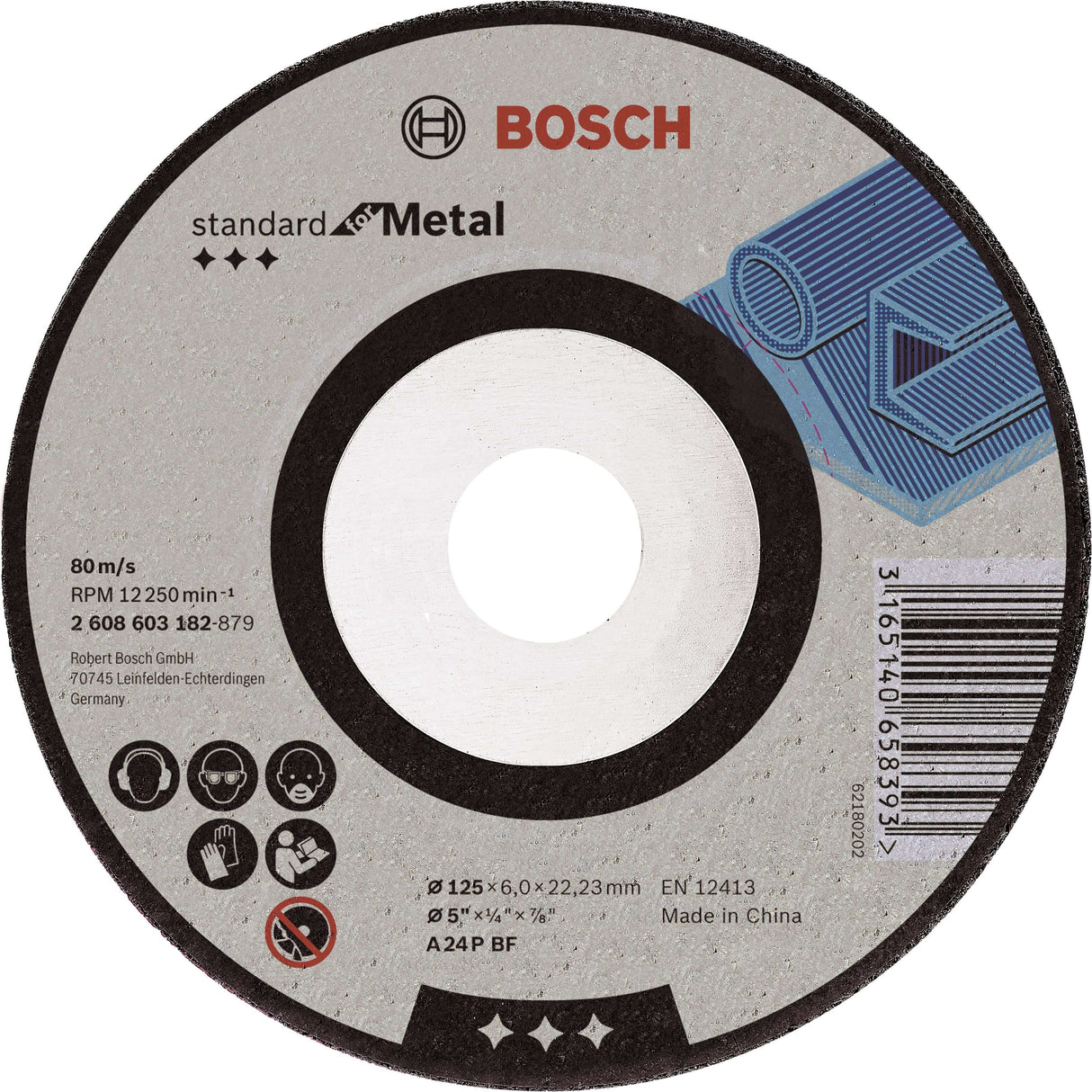 Bosch professionel bryst skål bøjet 125 mm