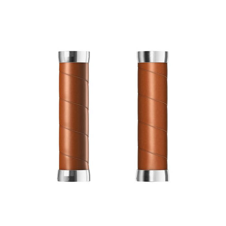 Poignées fines en cuir Brooks (130+130mm) - miel