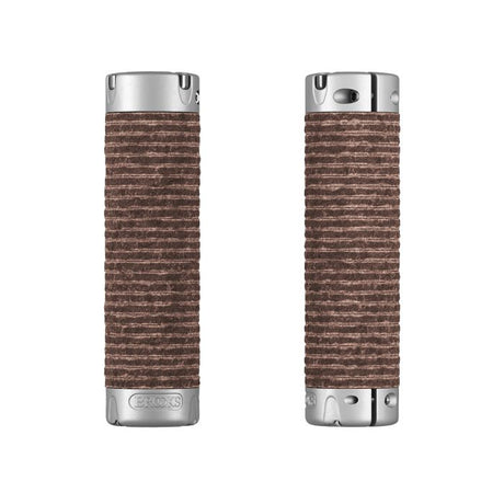 Poignées en cuir dodu Brooks (130+130mm) - marron antique