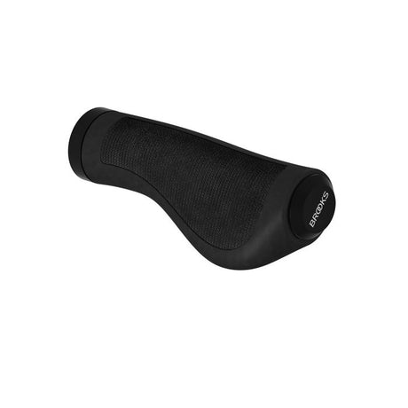Poignées ergonomiques en caoutchouc Brooks (130+130 mm) - noires