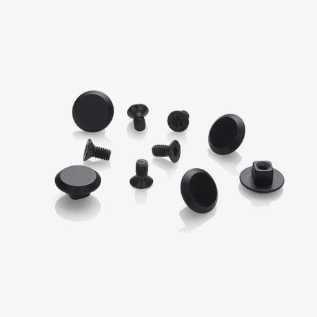 Rivets menacés en aluminium Brooks pour cambium - anodisés noirs (5 pièces)