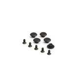 Rivets menacés en aluminium Brooks pour cambium - anodisés noirs (5 pièces)