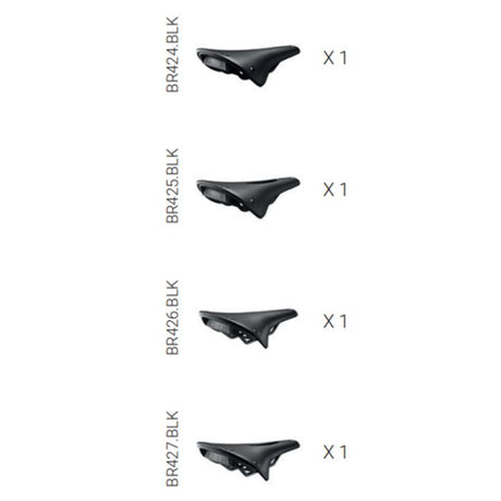 Brooks cambium kit 1 (4 selles d'essai)