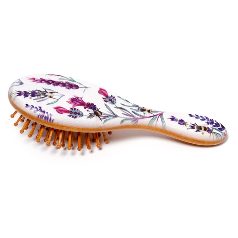 Brosse à cheveux florale 100% bambou Nectar Meadows