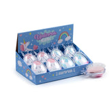 Brosse à cheveux à paillettes en forme de licorne