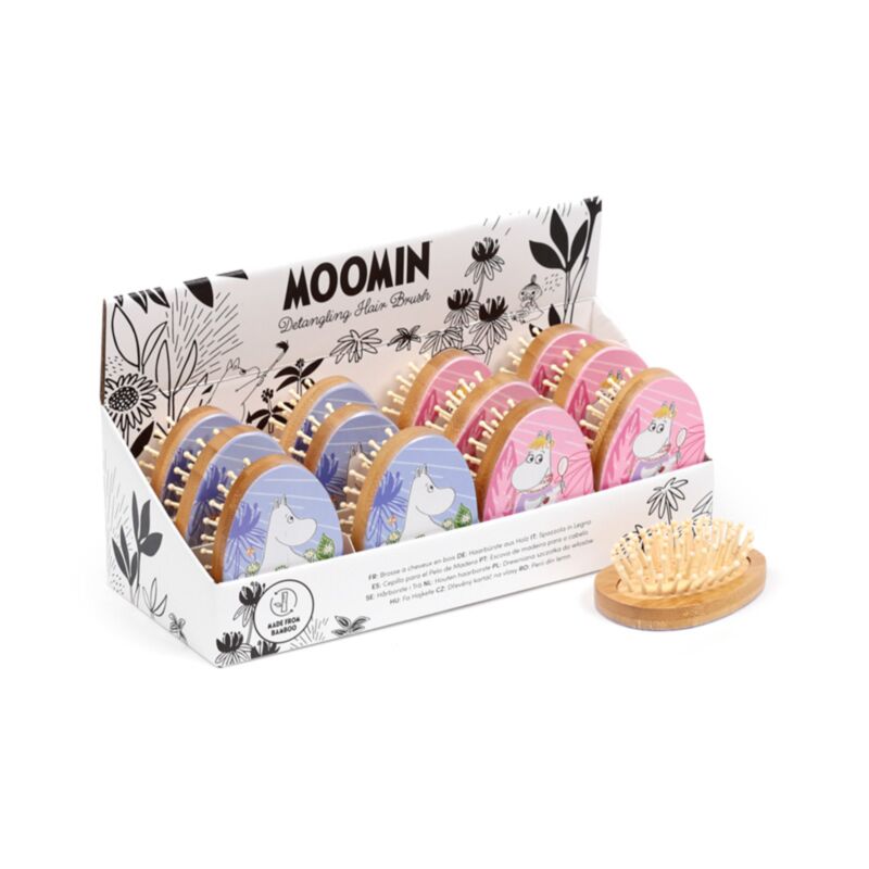 Brosse à cheveux en bambou Moomin Tammi